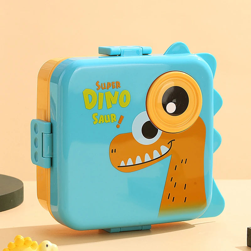 Children Dinosaur Square Lunch Box