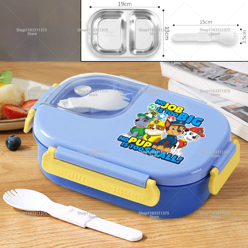 Paw Patrol Lunch Box with Tableware - Leakproof