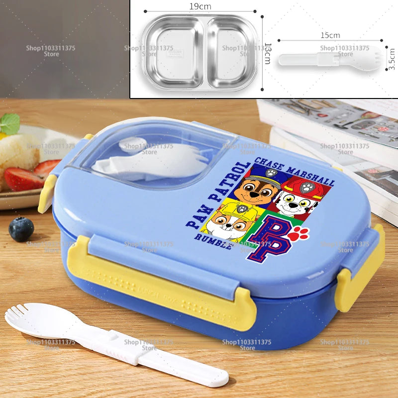 Paw Patrol Lunch Box with Tableware - Leakproof