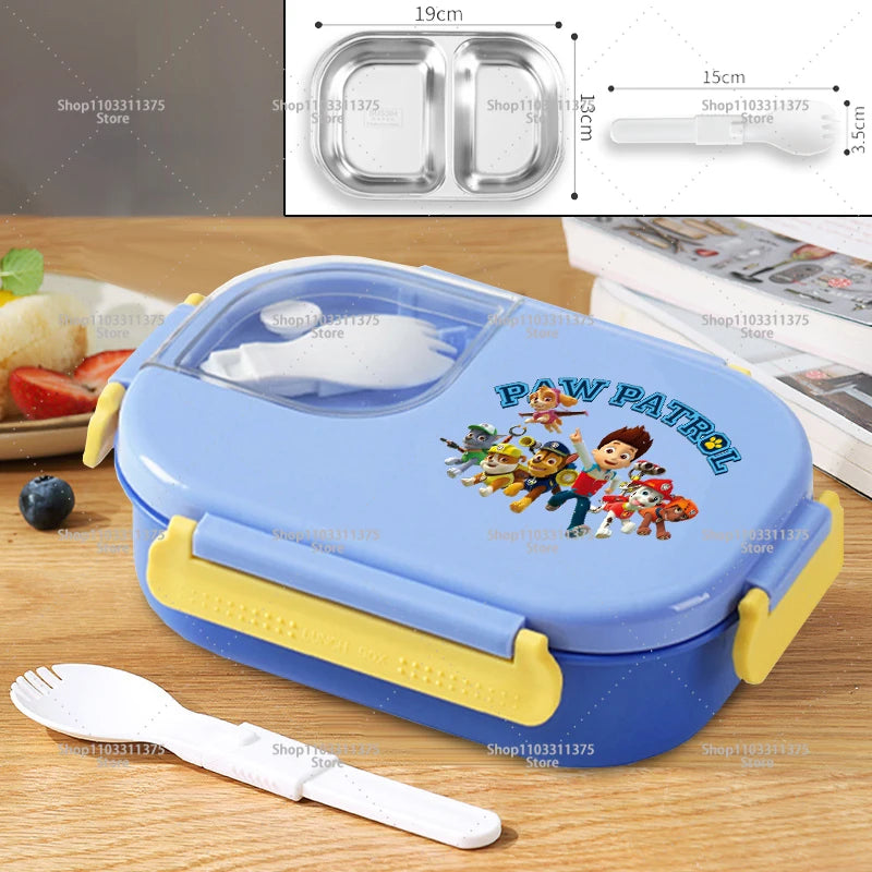 Paw Patrol Lunch Box with Tableware - Leakproof