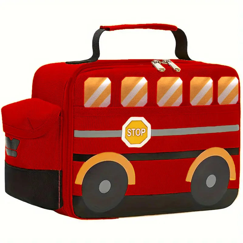 School Bus Lunch Bag