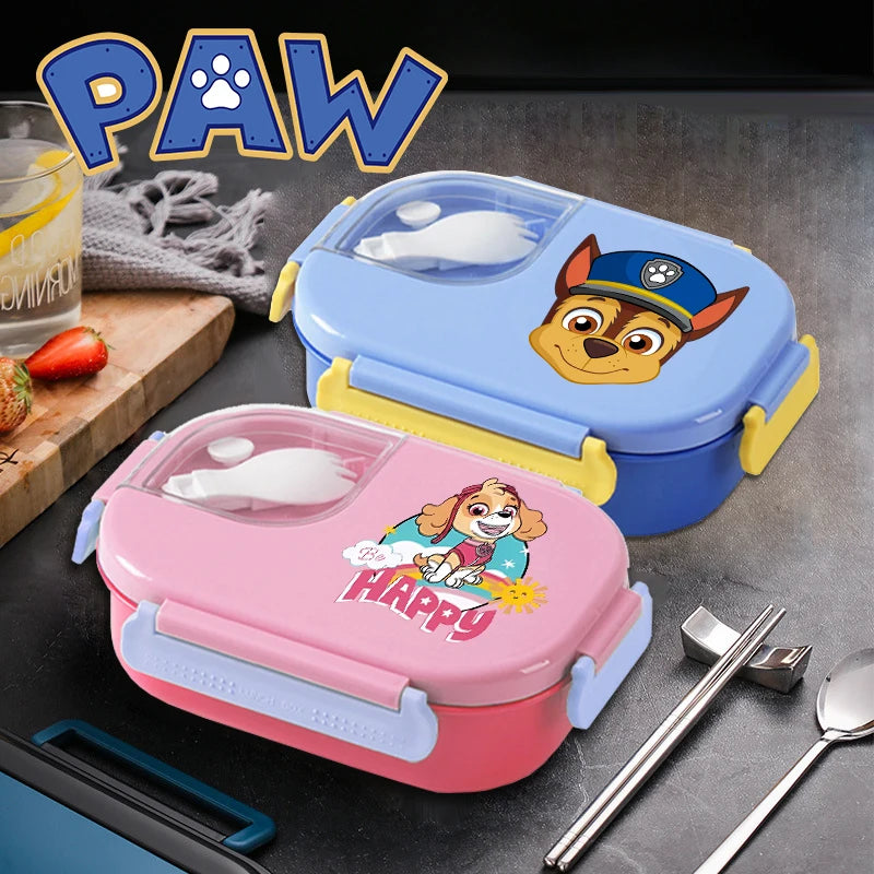 Paw Patrol Lunch Box with Tableware - Leakproof