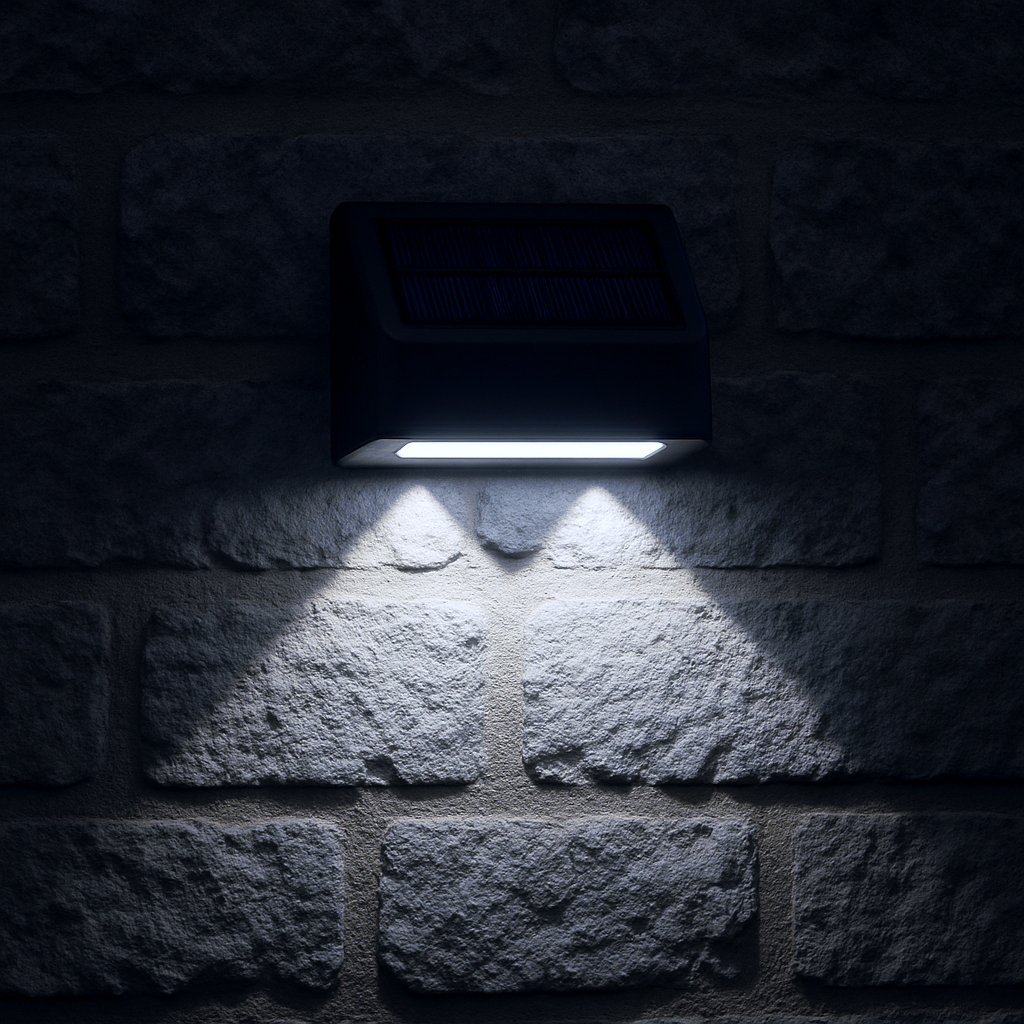 Solar LED Light, Outdoor Waterproof Wall Lamp for Garden, Yard, Porch, Walkway