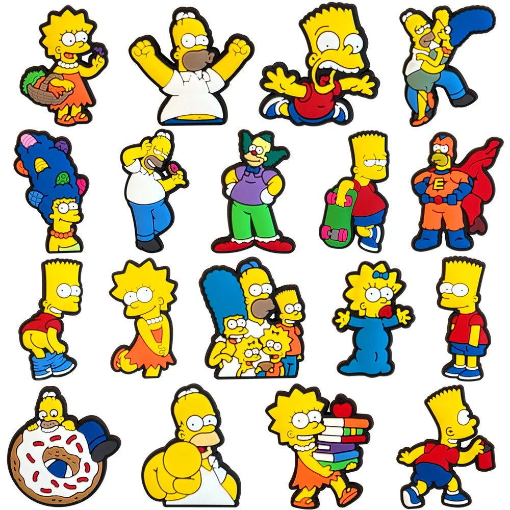 Simpsons Shoe Charms