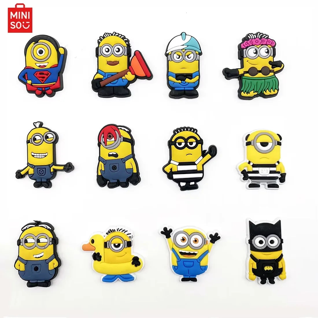 Minions Shoe Charms for Clogs Bubble Slides Sandals
