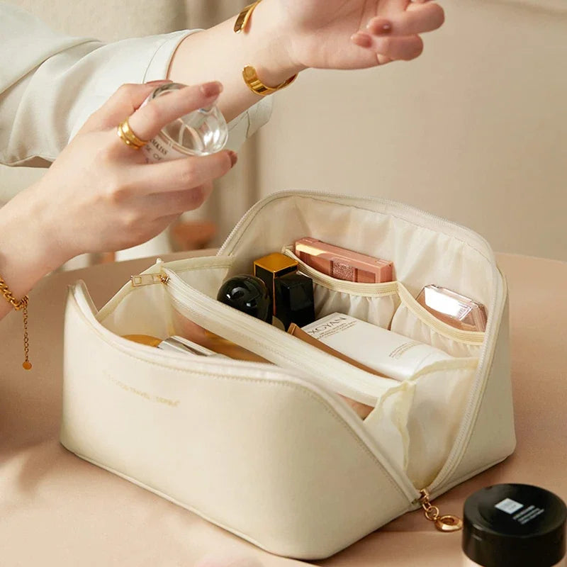 Large Travel Cosmetic Bag Organizer Toiletry Kit