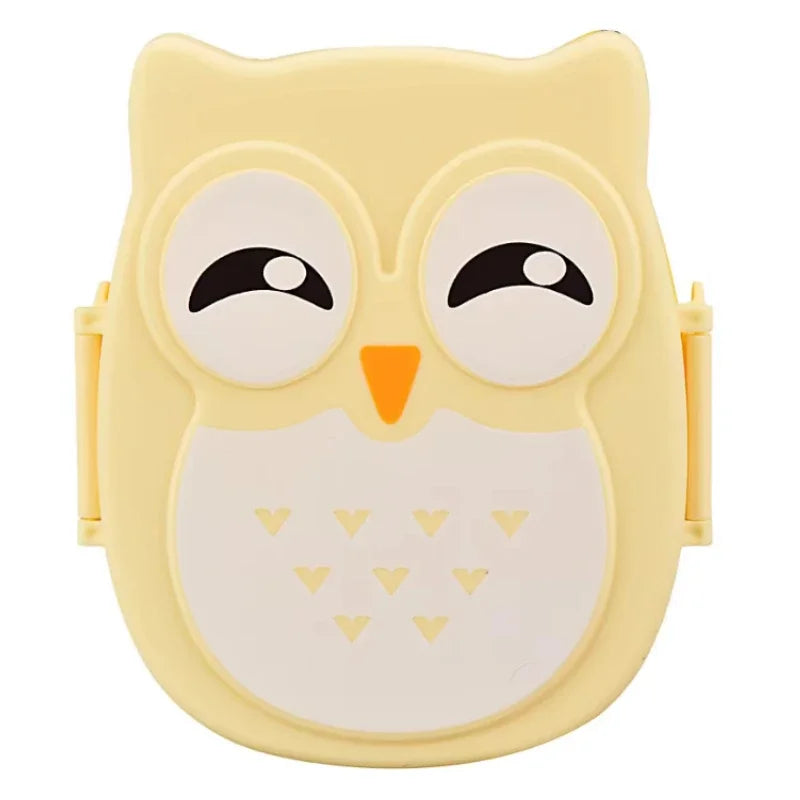 1pc Owl Lunch Box with Compartment