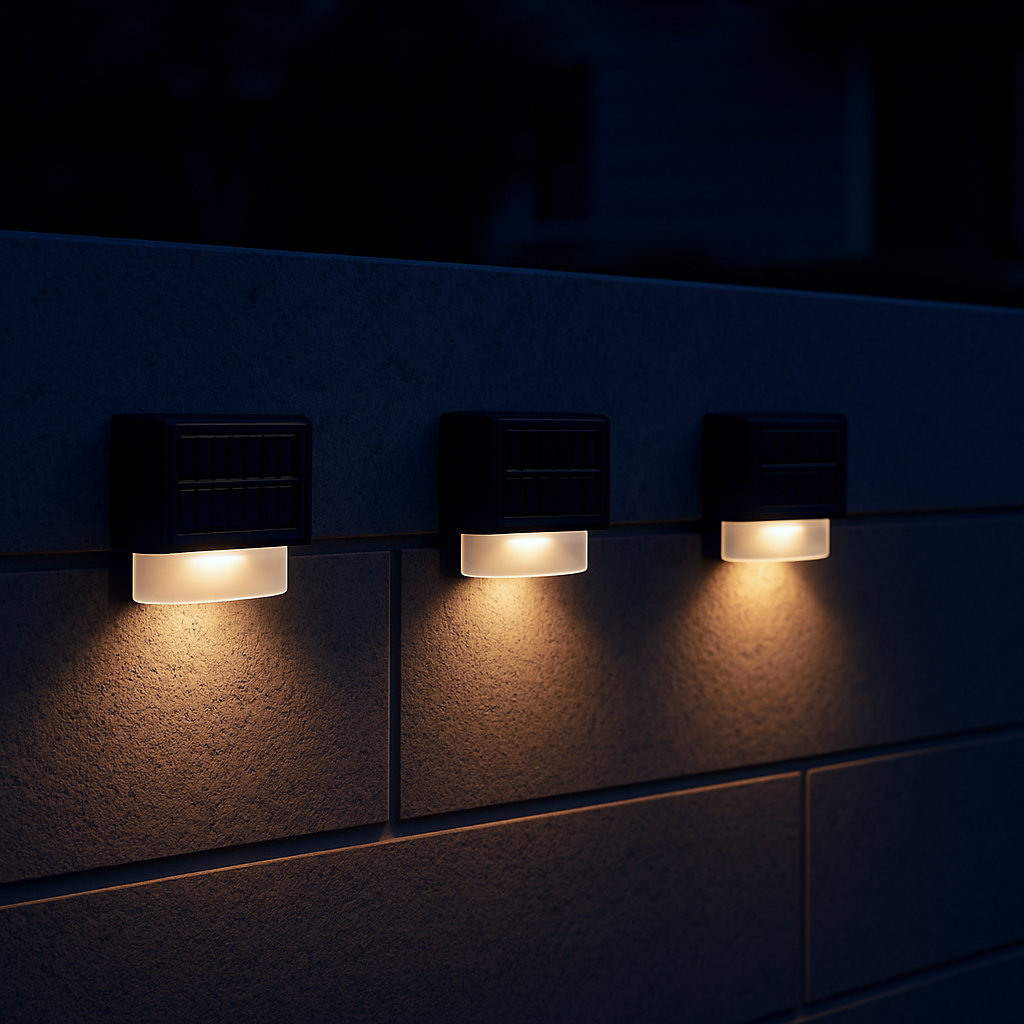 Solar LED Light, Outdoor Waterproof Wall Lamp for Garden, Yard, Porch, Walkway
