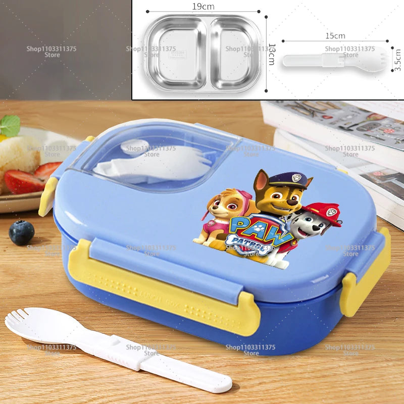 Paw Patrol Lunch Box with Tableware - Leakproof