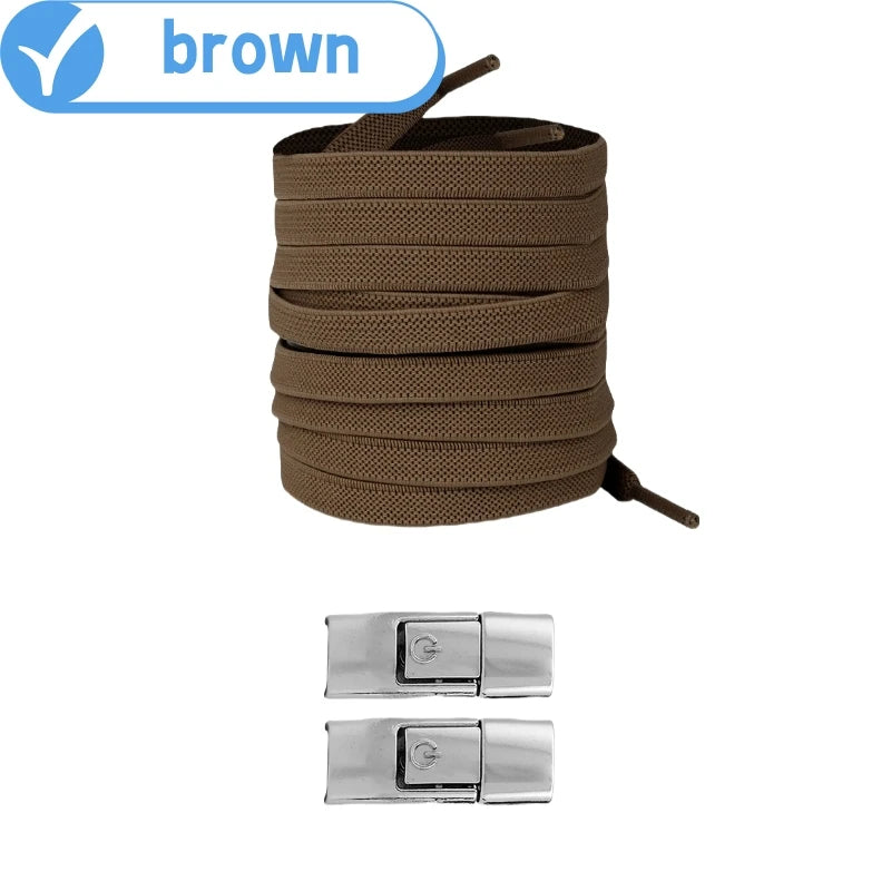 No Tie Elastic Shoe Laces - 8mm Widened