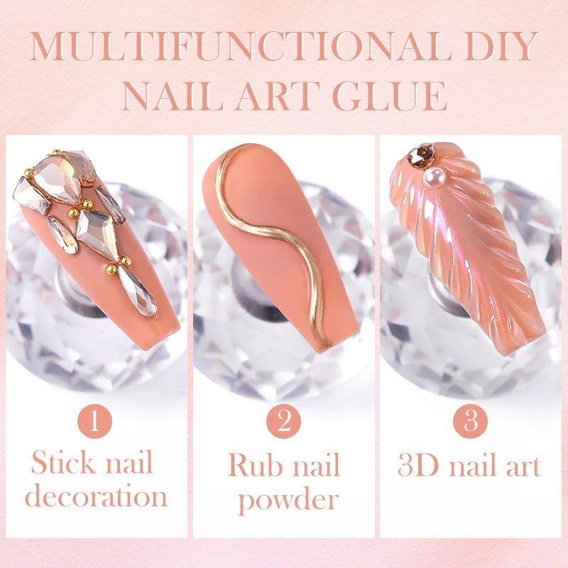 BORN PRETTY 30ml Rhinestones Glue Nail Gel