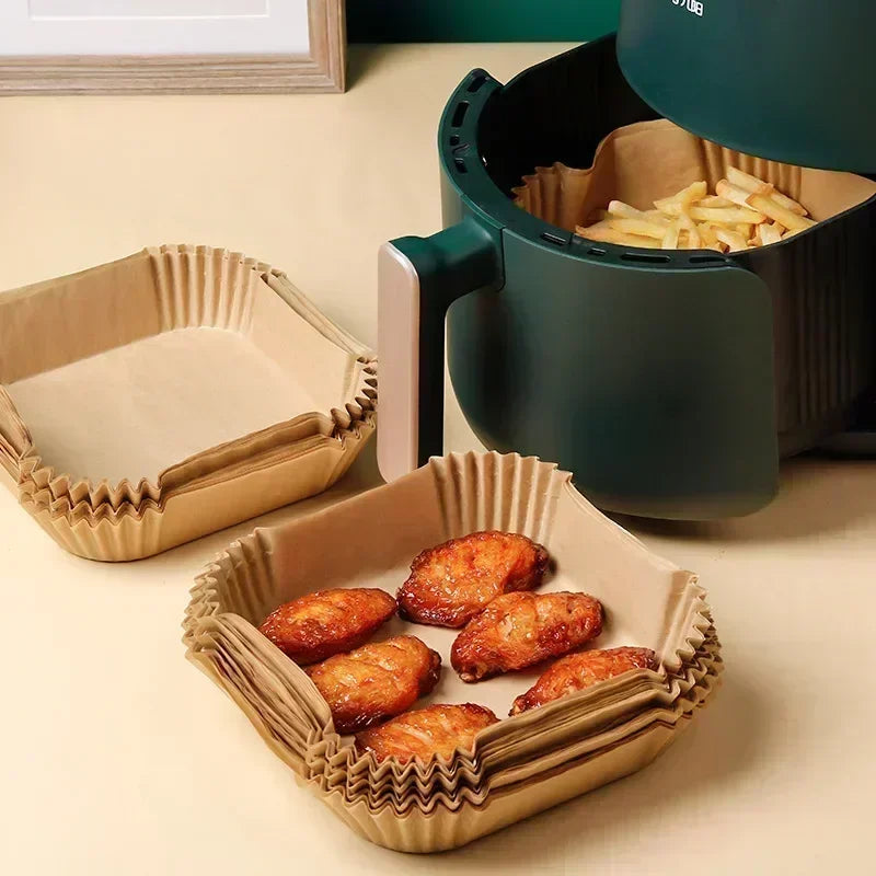 50/100pcs Special Paper for Air Fryer, Oil Absorbing Paper