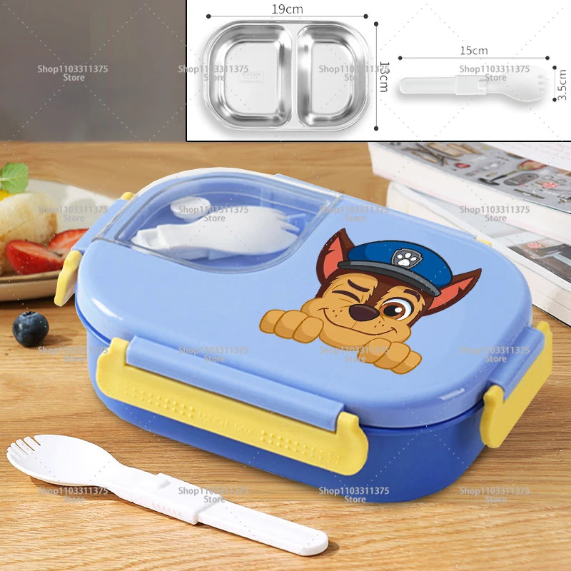 Paw Patrol Lunch Box with Tableware - Leakproof