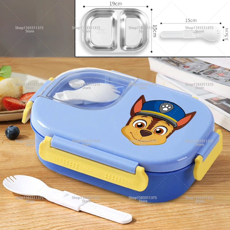 Paw Patrol Lunch Box with Tableware - Leakproof