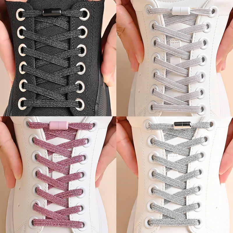 Colorful Buckle No Tie Shoelaces
