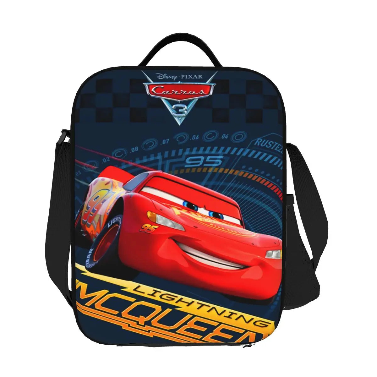 Lightning McQueen Cars Racer Insulated Lunch Bags