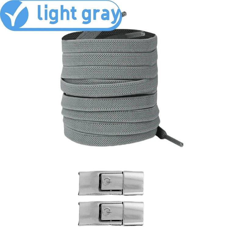 No Tie Elastic Shoe Laces - 8mm Widened