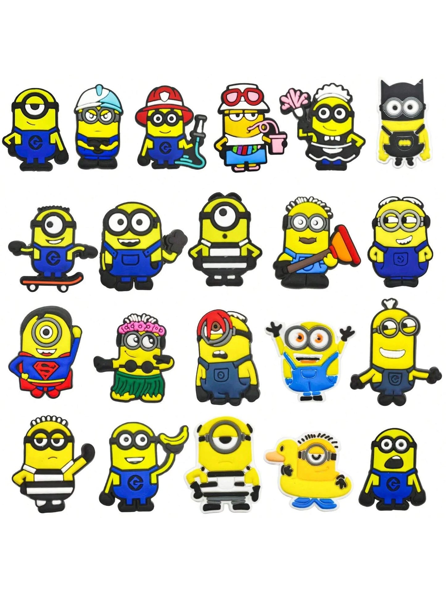 Minions Shoe Charms for Clogs Bubble Slides Sandals