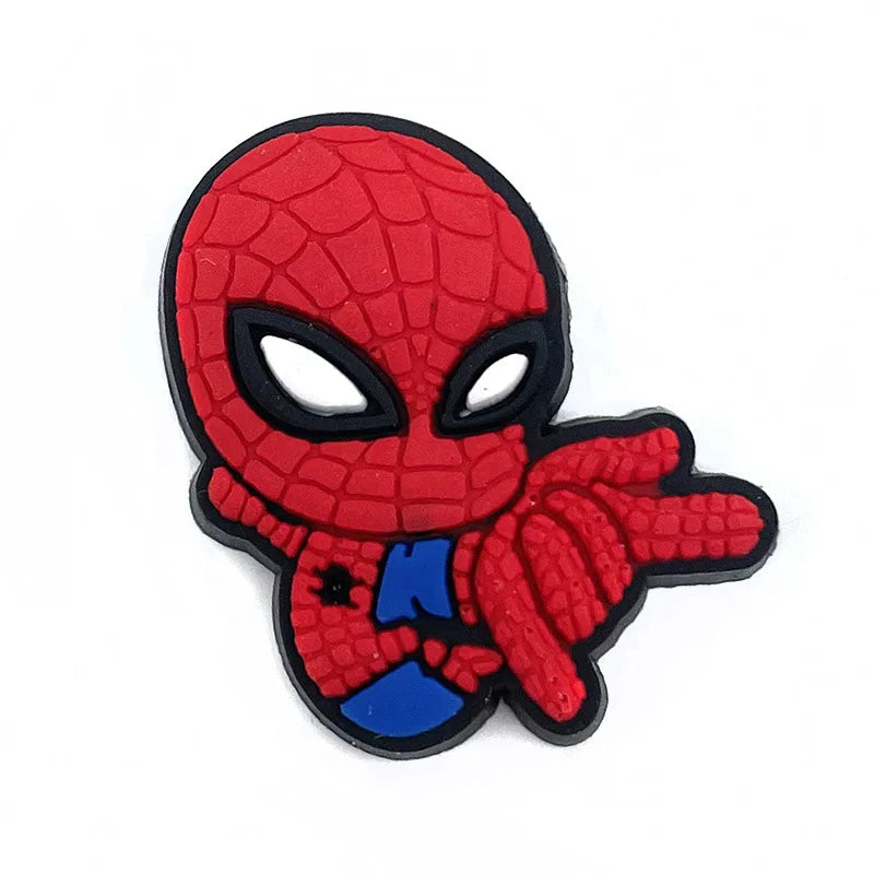 Super Hero Spiderman Shoe Charms - 13pcs