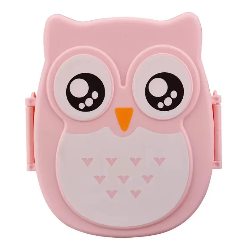 1pc Owl Lunch Box with Compartment