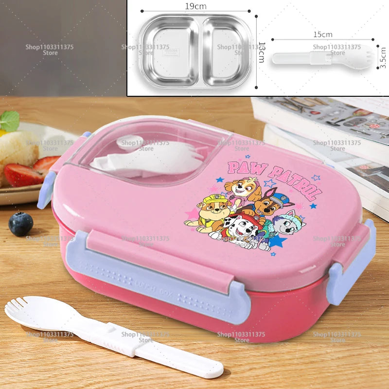 Paw Patrol Lunch Box with Tableware - Leakproof