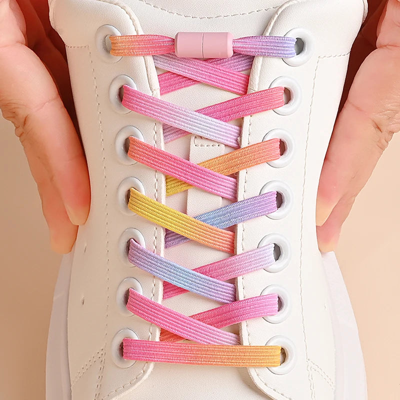 Colorful Buckle No Tie Shoelaces