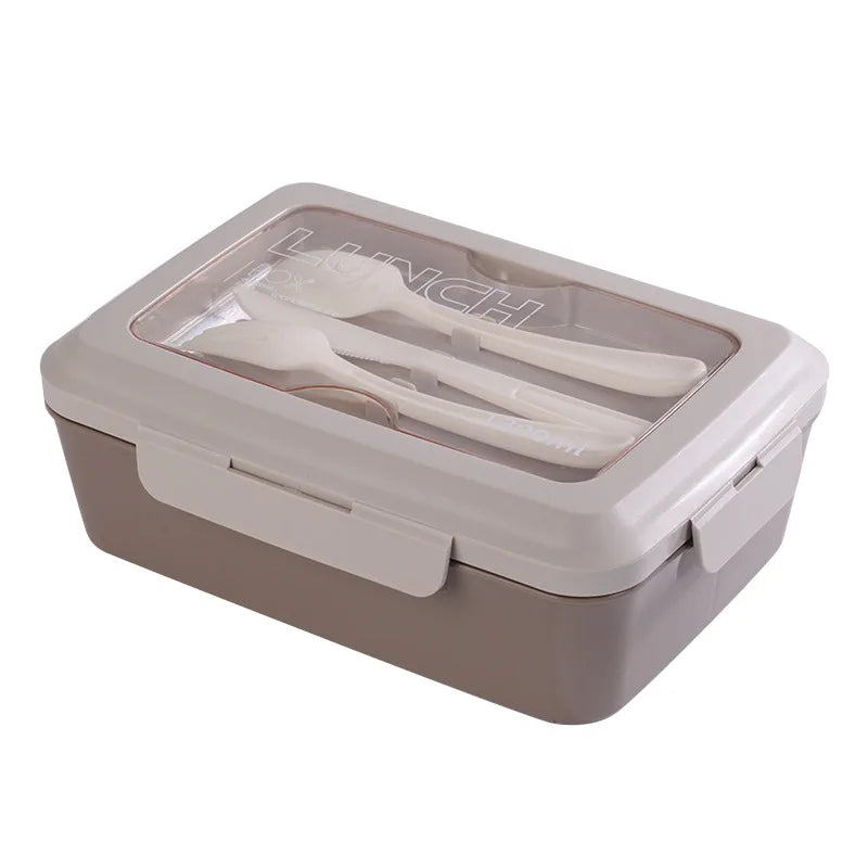 Microwaveable lunch box / bento box with tableware