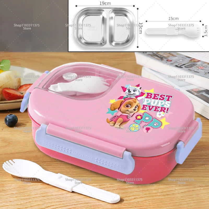 Paw Patrol Lunch Box with Tableware - Leakproof