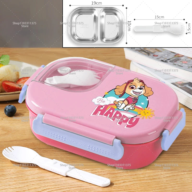 Paw Patrol Lunch Box with Tableware - Leakproof