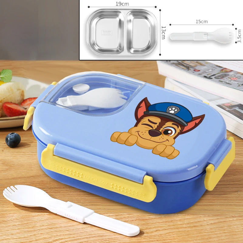 Paw Patrol Lunch Box with Tableware - Leakproof