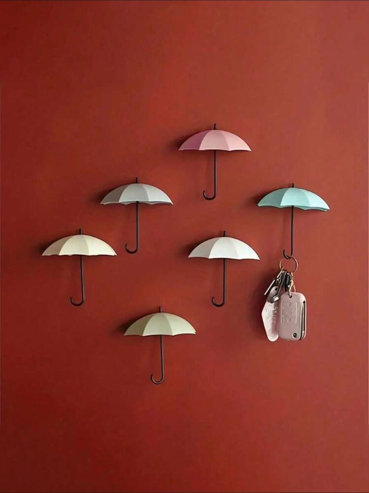 Punch-Free Umbrella Wall Hook, Strong Adhesive Hook