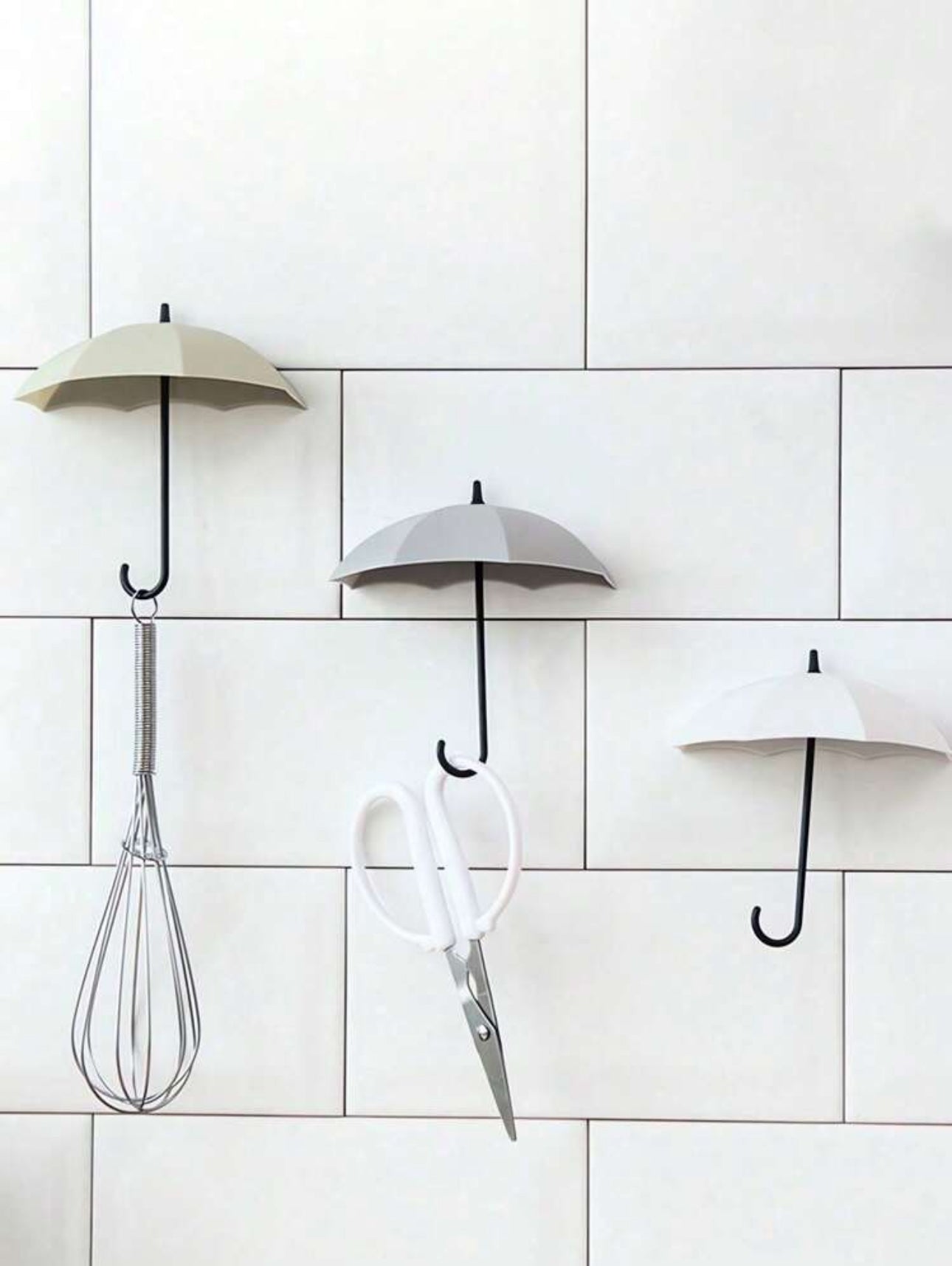 Punch-Free Umbrella Wall Hook, Strong Adhesive Hook