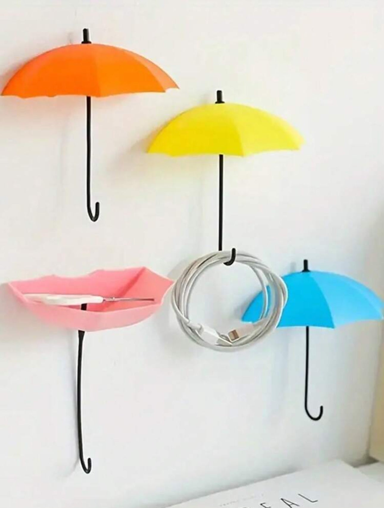 Punch-Free Umbrella Wall Hook, Strong Adhesive Hook