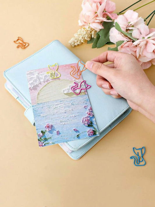 Cat-Shaped Paper Clips - 40 pcs/pack