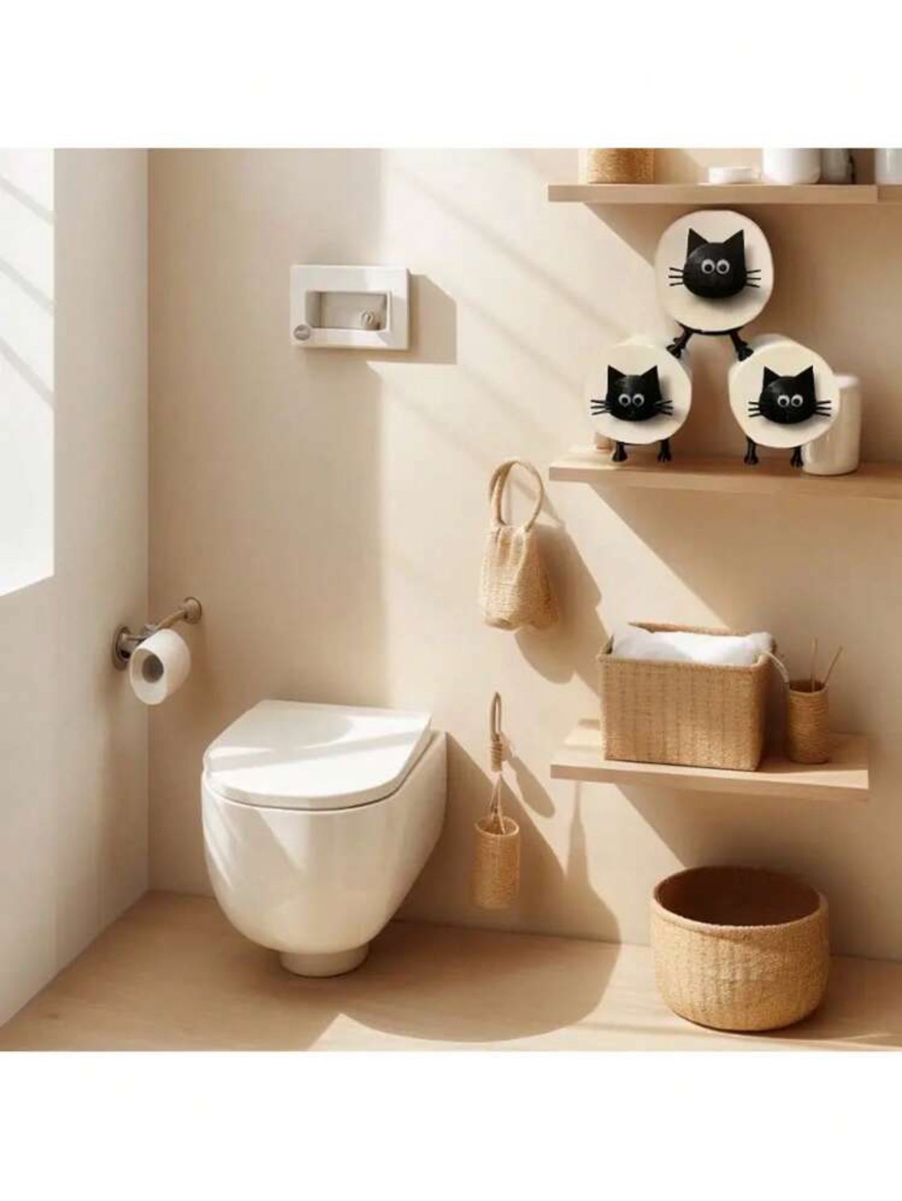 Cat Toilet Paper Holder - 1 pc