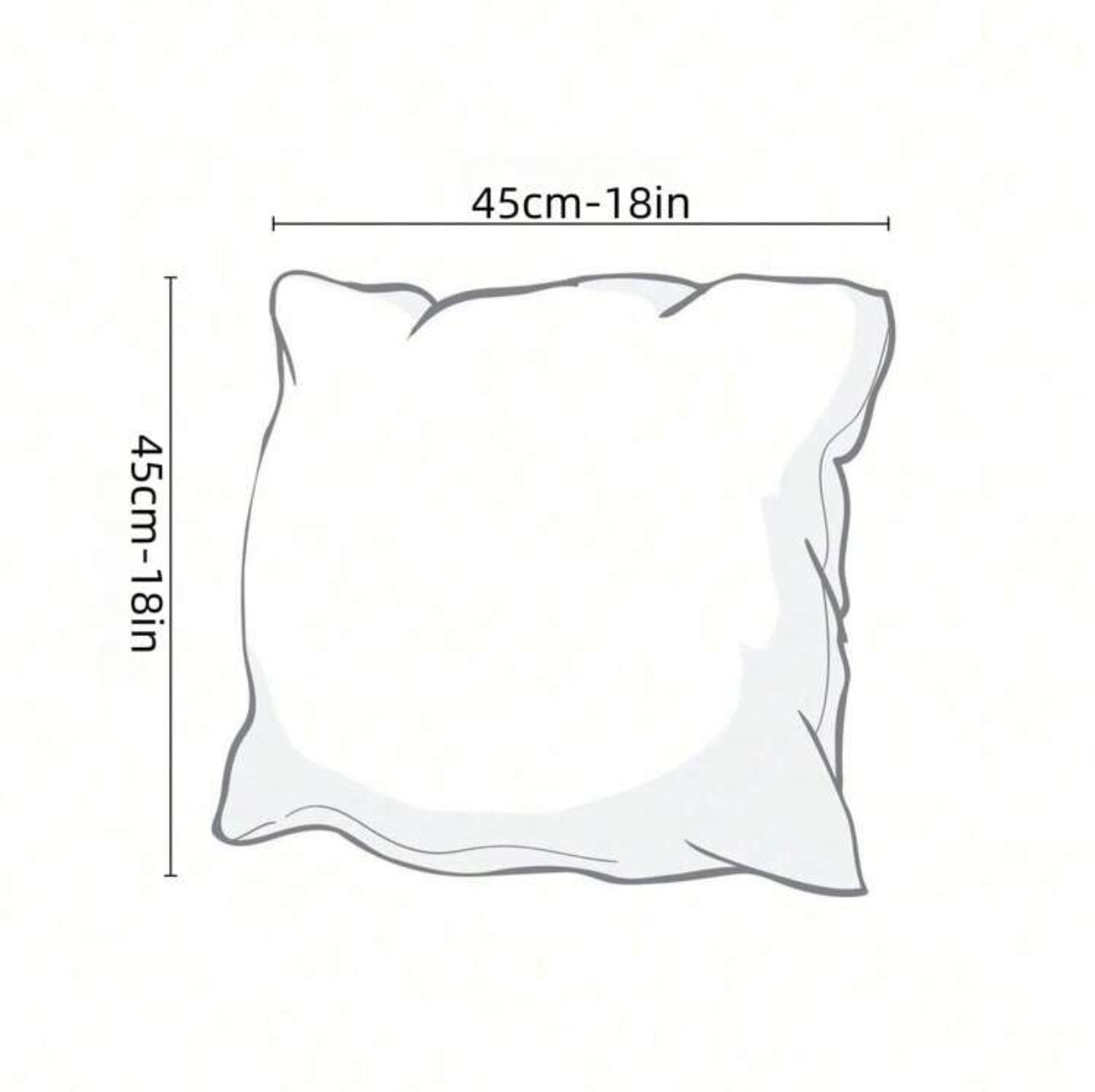 Alpaca Pattern Pillow Cover, 2D Printed - 2 pcs/pack