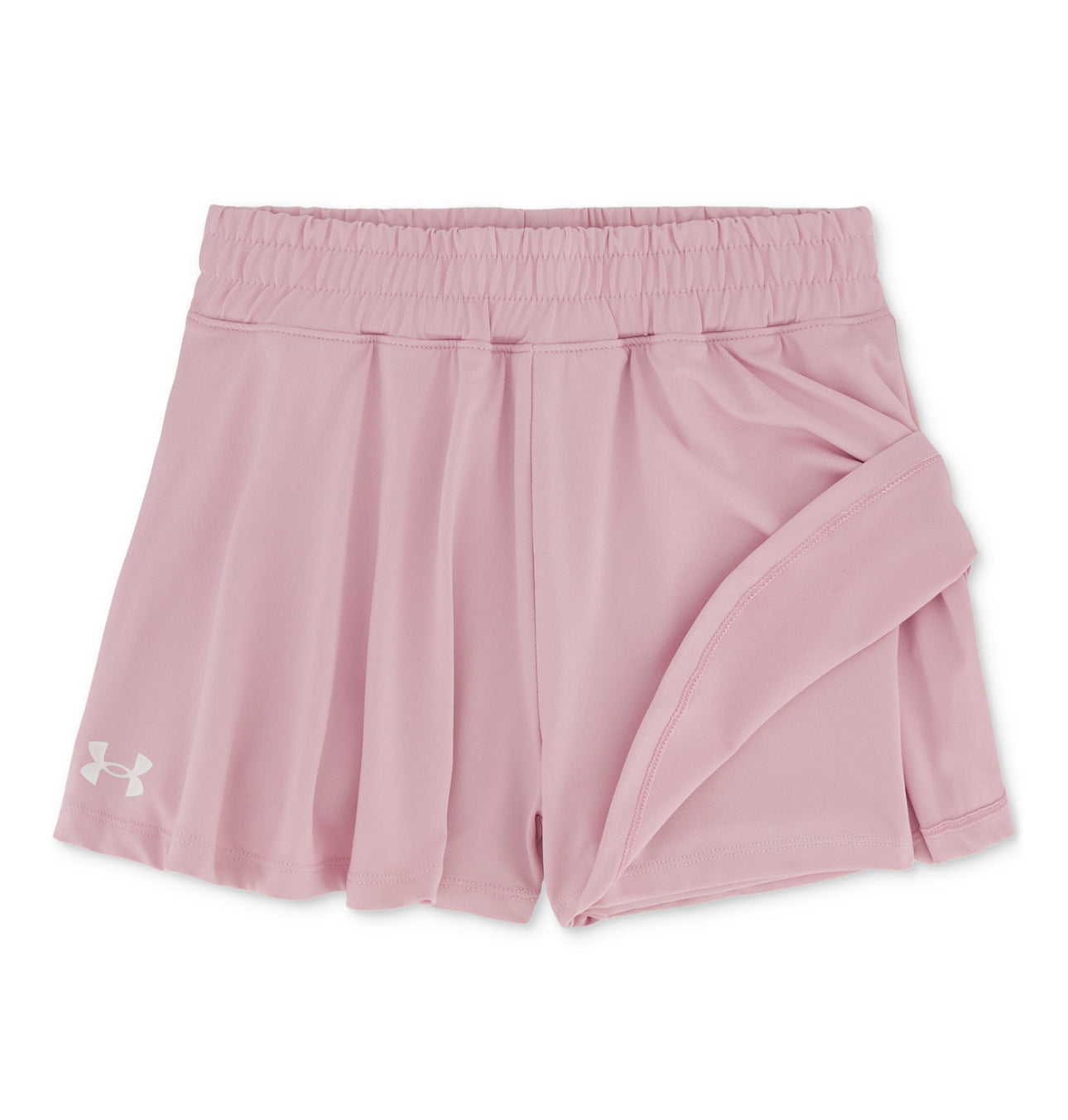 Under Armour Toddler and Little Girls T-shirt and Flare Layered-Look Shorts, 2-Piece Set