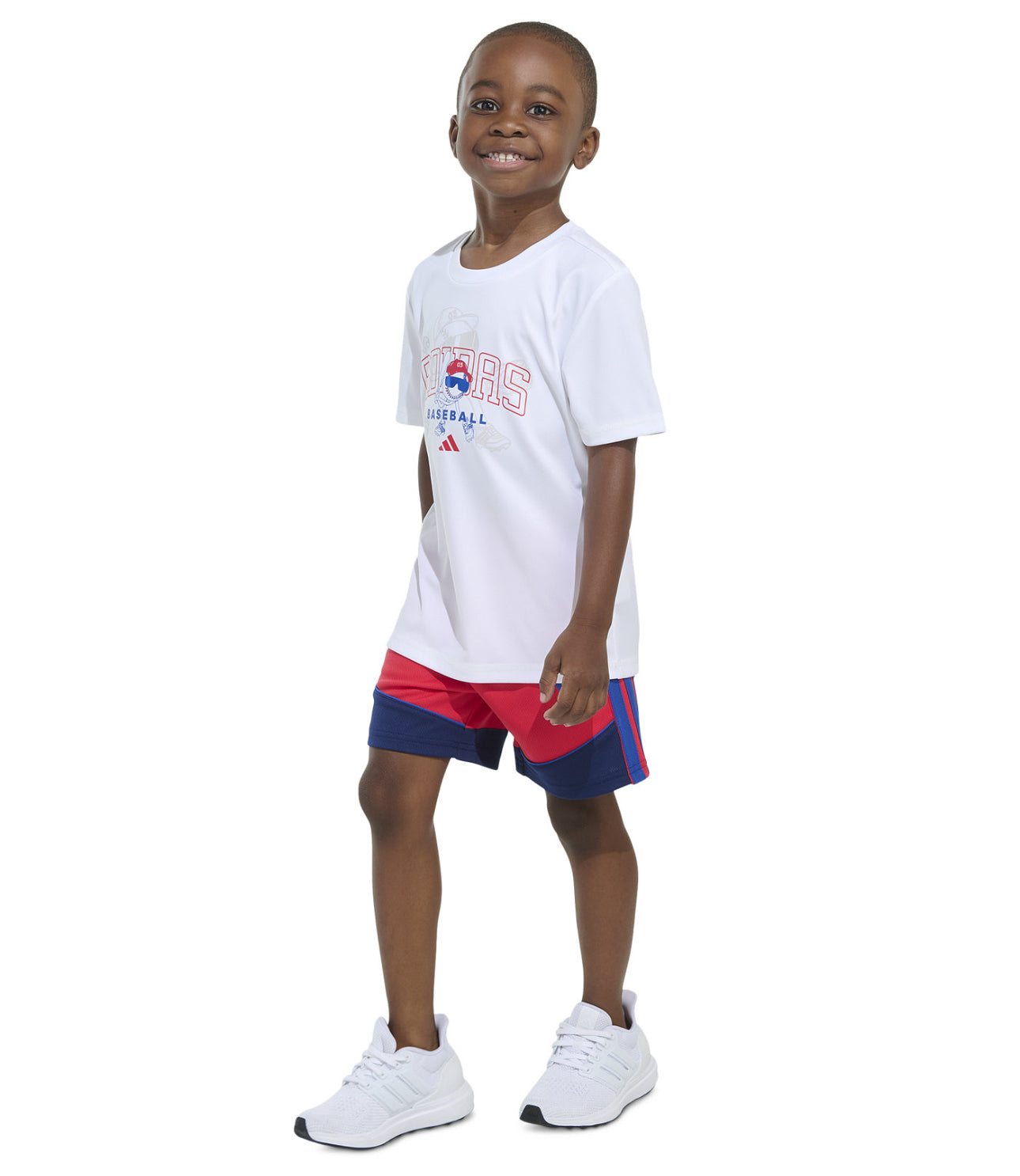 Adidas Toddler and Little Boys Short-Sleeve T-Shirt and Shorts, 2-Piece Set