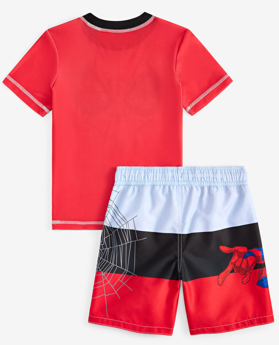 Spider-Man Toddler Boys Rashguard and Swim Trunks 2-Piece Swimsuit