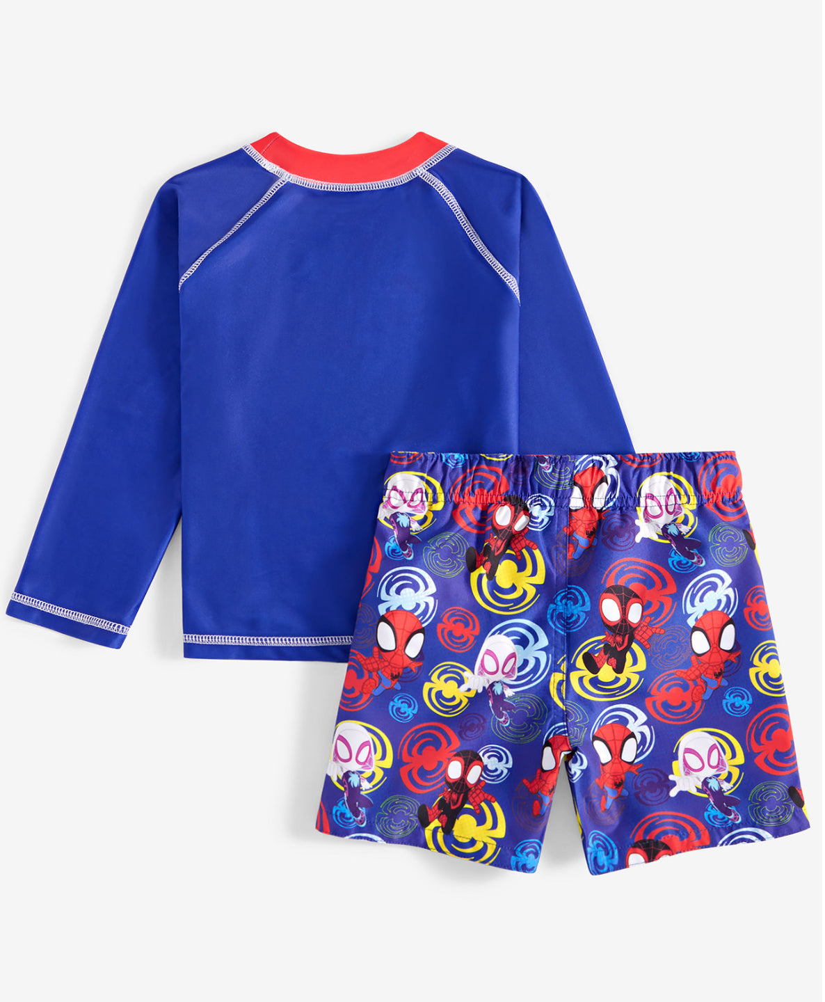 Spider-Man Toddler Boys Rashguard and Swim Trunks 2-Piece Swimsuit