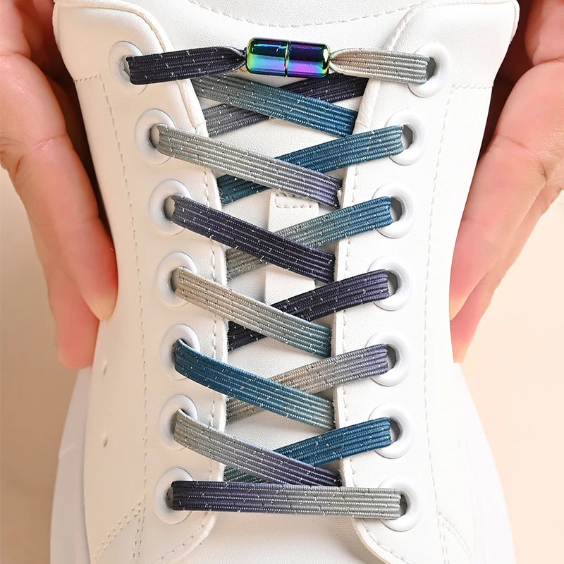 Colorful Buckle No Tie Shoelaces