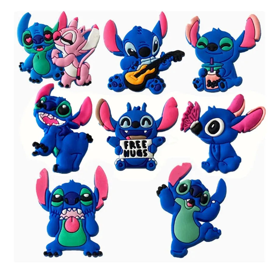 8pcs Stitch Shoe Charms