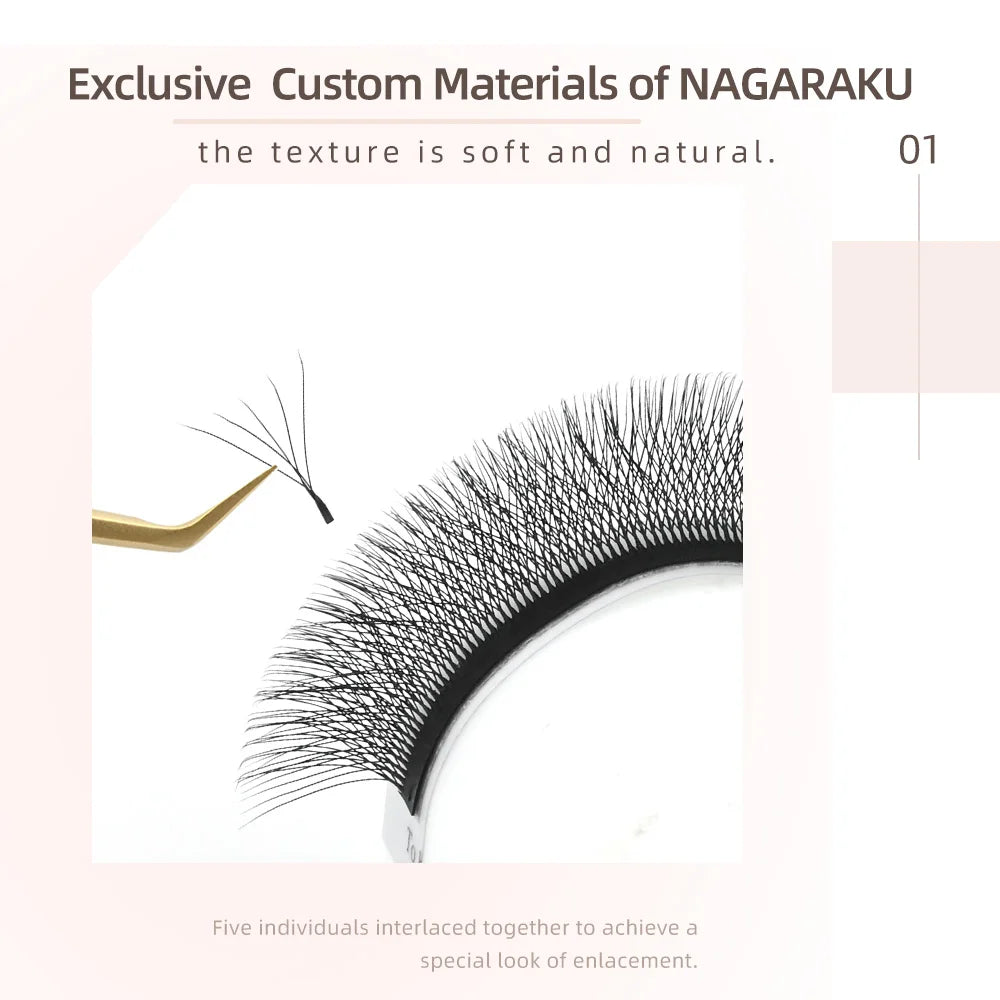 5D W Shape Big Bundle Eyelash Extension