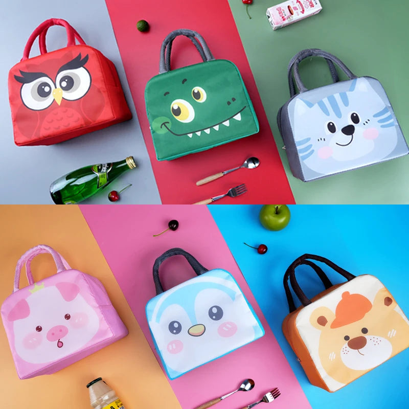 Cute Cooler Lunch Bag For Children - Thermal & Waterproof