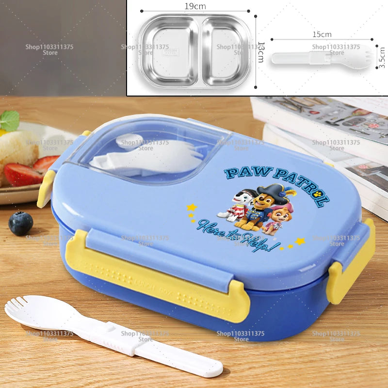 Paw Patrol Lunch Box with Tableware - Leakproof