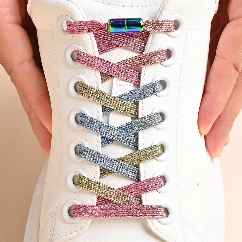 Colorful Buckle No Tie Shoelaces