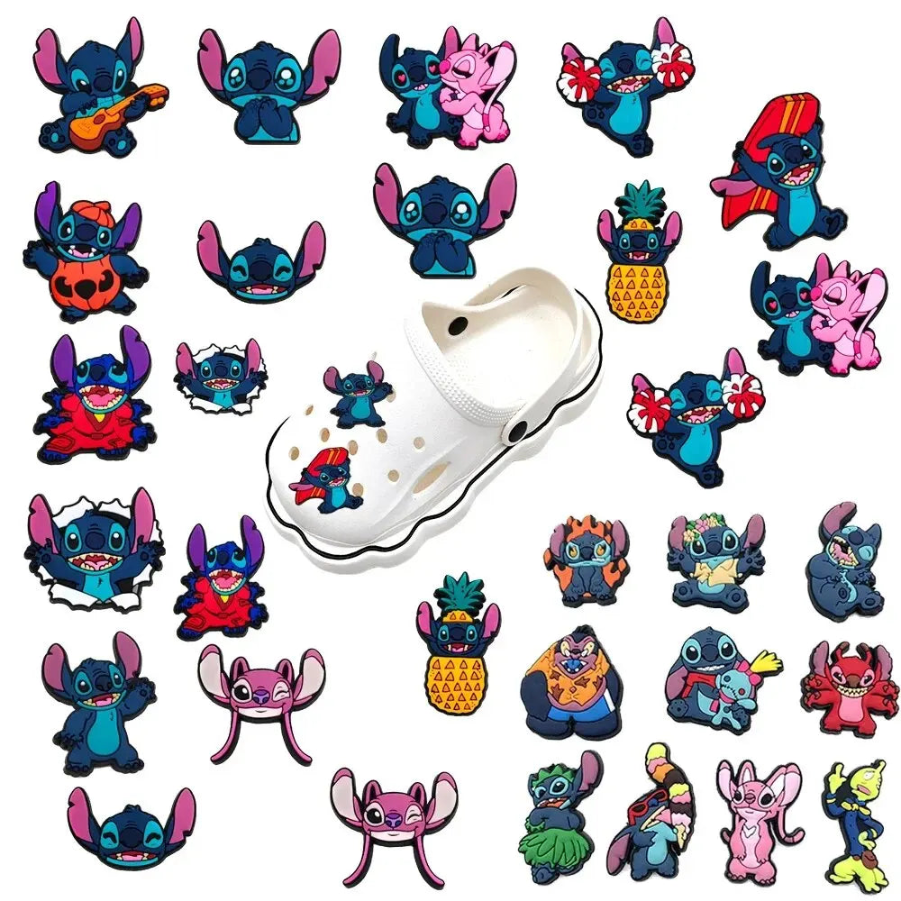 22pcs Stitch Collection Shoe Charms