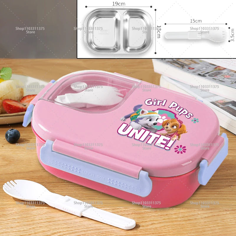Paw Patrol Lunch Box with Tableware - Leakproof