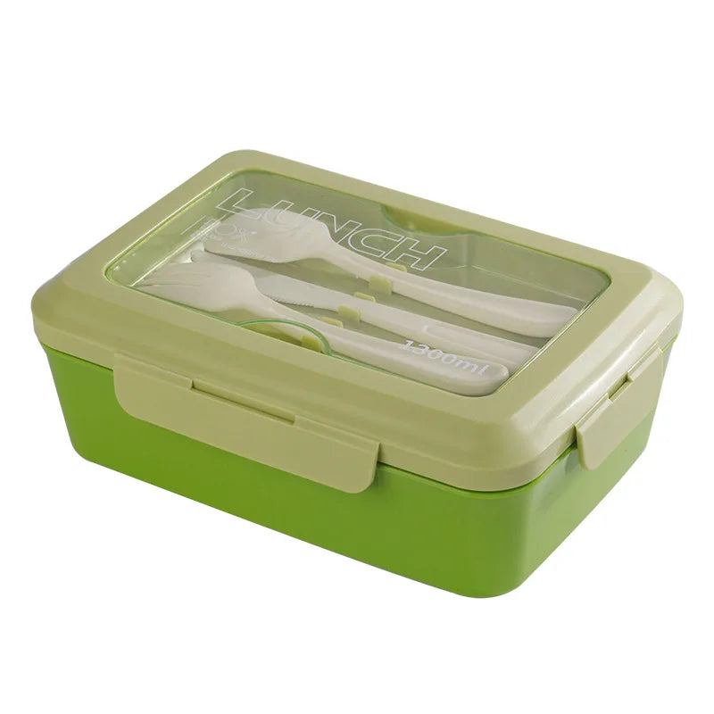 Microwaveable lunch box / bento box with tableware