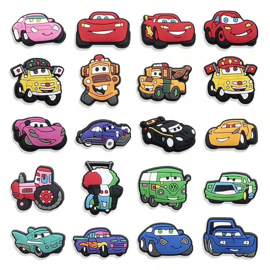 20pcs Cars Shoe Charms